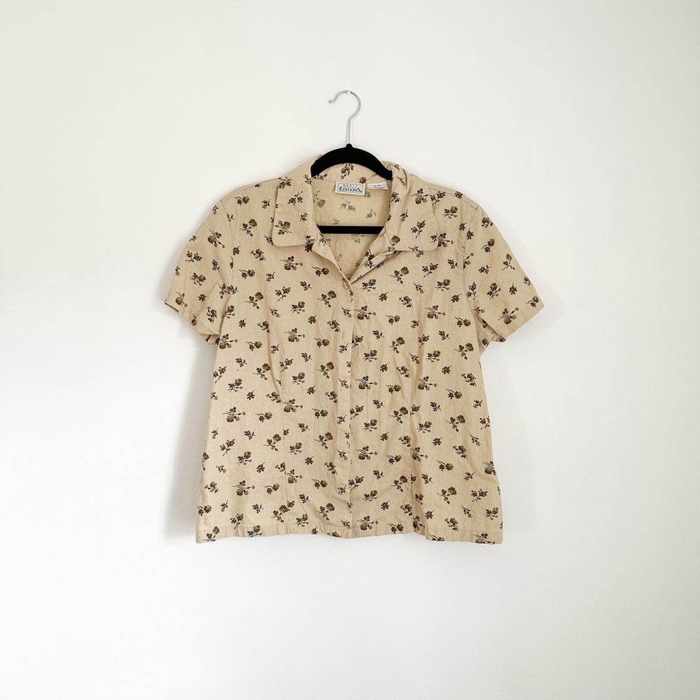 Vintage floral button down